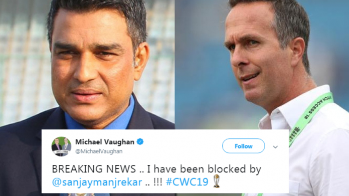 After a Controversy on Ravindra Jadeja, Sanjay Manjrekkar Blocks Michael Vaughan on Twitter Meanwhile India-New Zealand Match