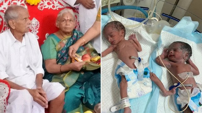 74 Years Old Woman Becomes Oldest Mother After Giving Birth To Twins