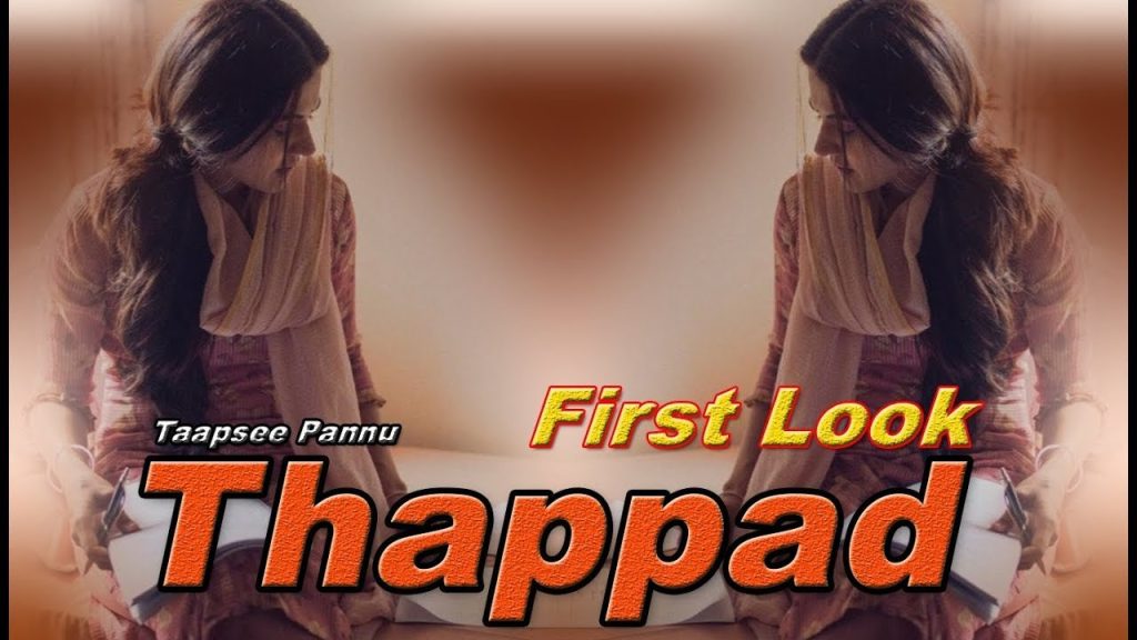 Thappad First Look: The Makers Releases A Provoking Poster Of Taapsee Pannu Tapsee Pannu
