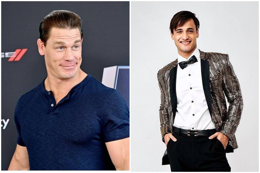 John cena shares asim riaz picture