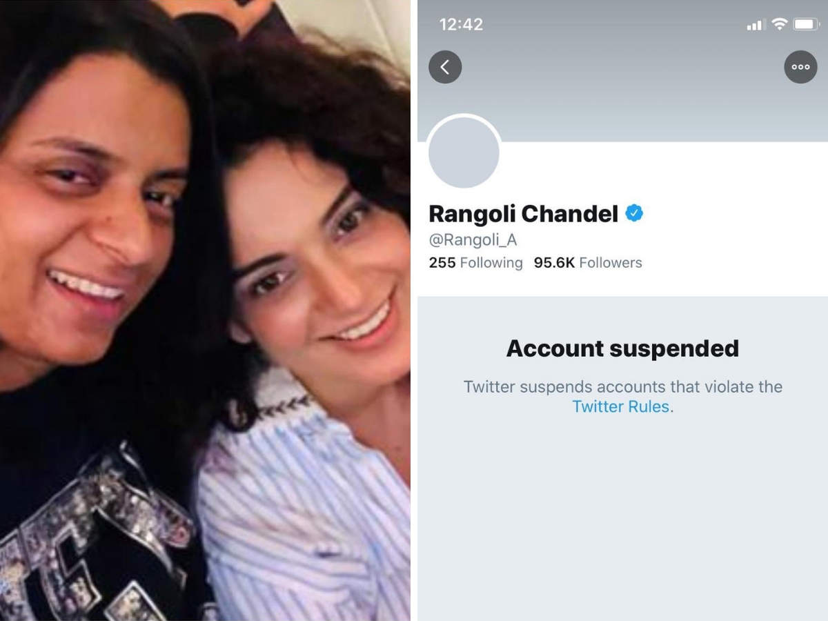 Twitter Suspends Rangoli Chandel’s Account