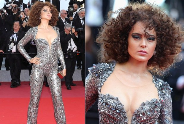 Kangana Ranaut Cannes Film Festival Red Carpet Look Gone Viral