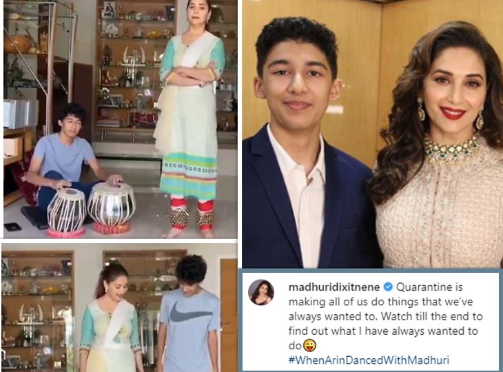 Madhuri Dixit Danced On The Rhythm Of Tabla: Video Viral