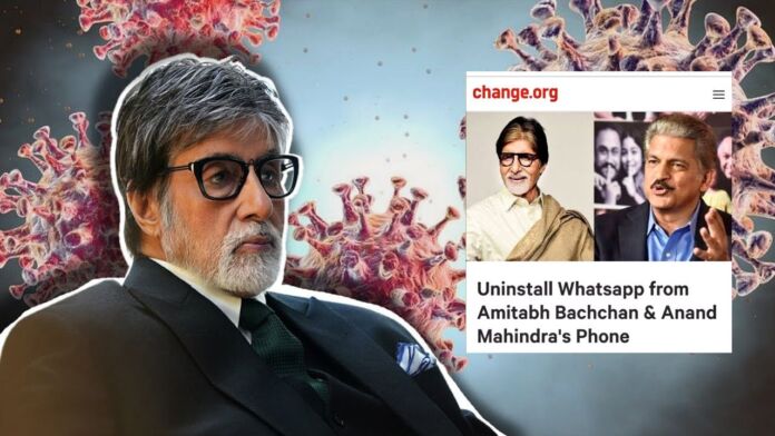 Why People Are Asking Amitabh Bachchan To Uninstall WhatsApp And What Is Uninstall WhatsApp Online Petition?
