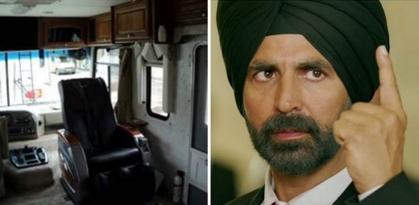 Akshay kumar vanity van
