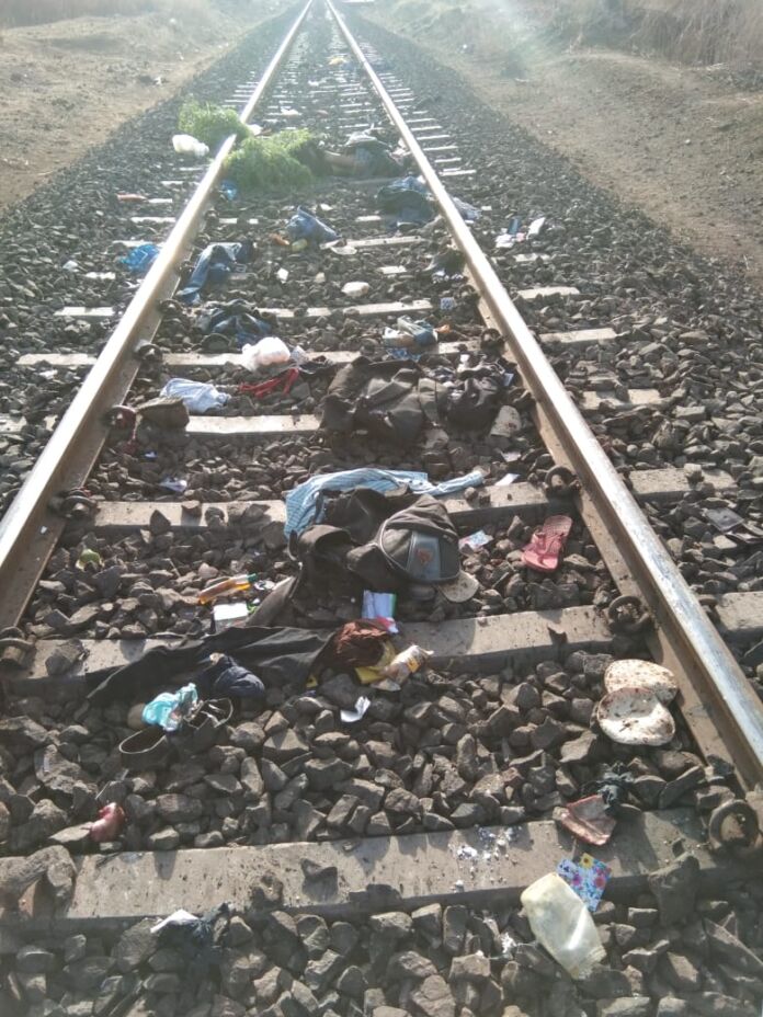 Aurangabad Train Accident Deadly Pictures Train Cuts 16 Workers