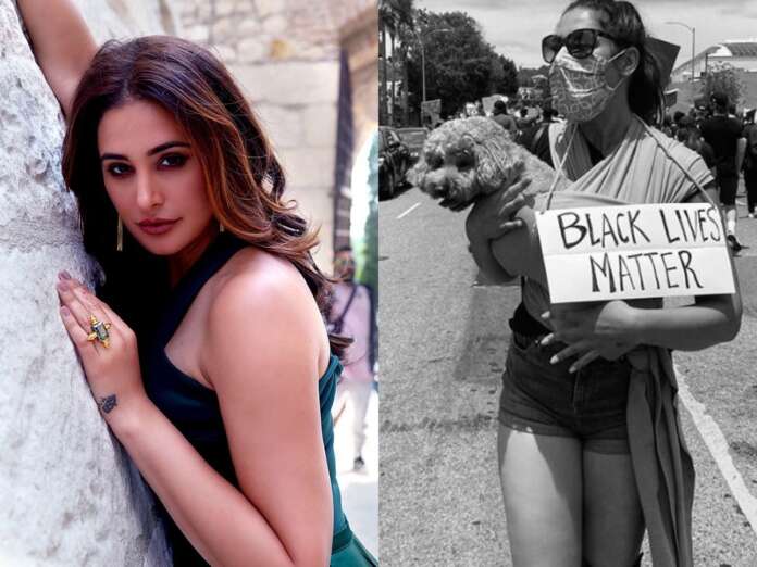 “Black Lives Matter”: Nargis Fakri Joins Protest In Los Angeles