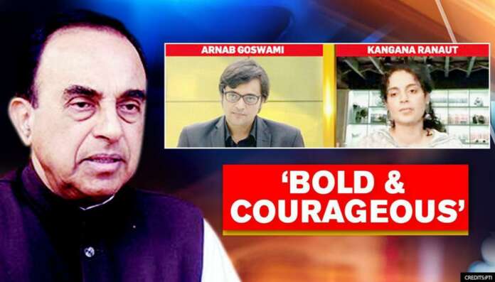 Subramanian Swamy Came In Support Of Kangana Ranaut