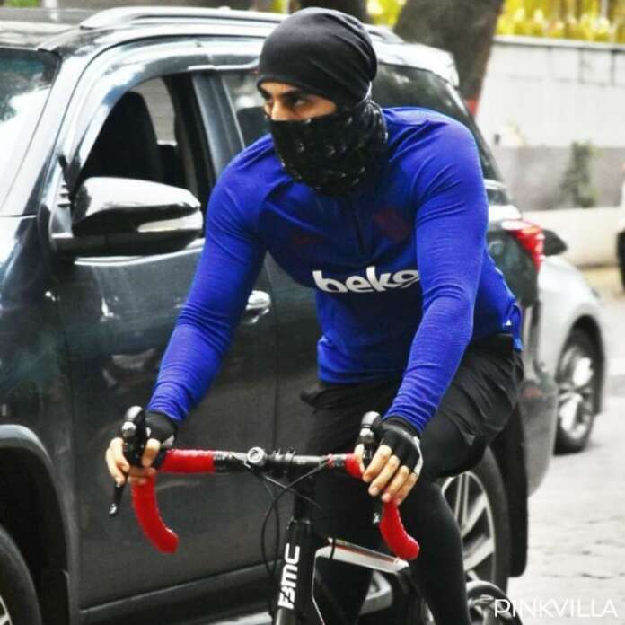 This Superstar Was Snapped Cycling On The Streets Of Mumbai