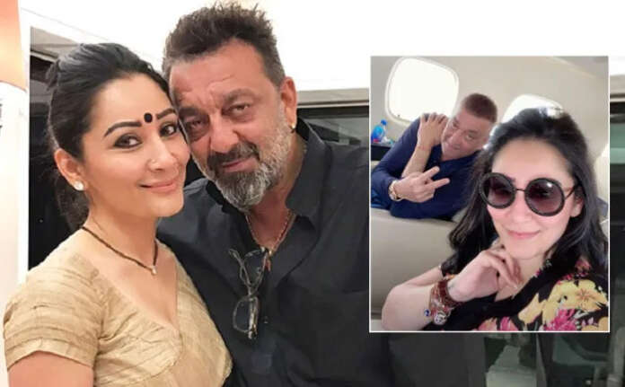 Sanjay Dutt Flies To Dubai For Cancer Treatment With Wife Manyata
