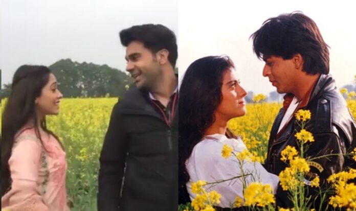 Iconic Movie DDLJ’s Song Re-created Once Again By Nushrratt and Rajkummar