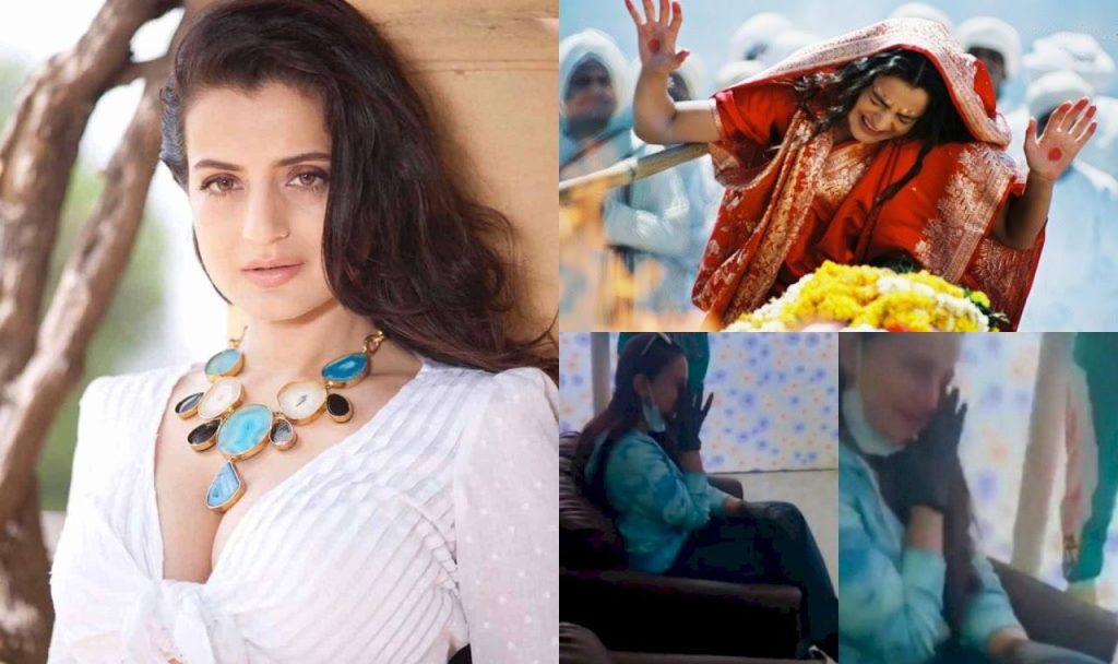 Amisha Patel Emotional At Airport