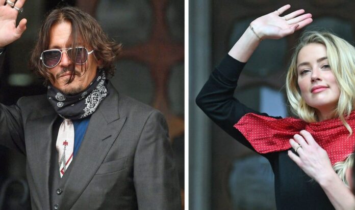 Johnny Depp and amber Heard