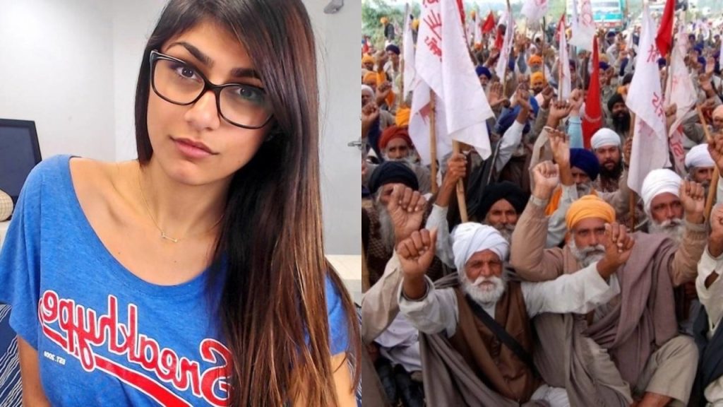 Mia Khalifa on farmers protest