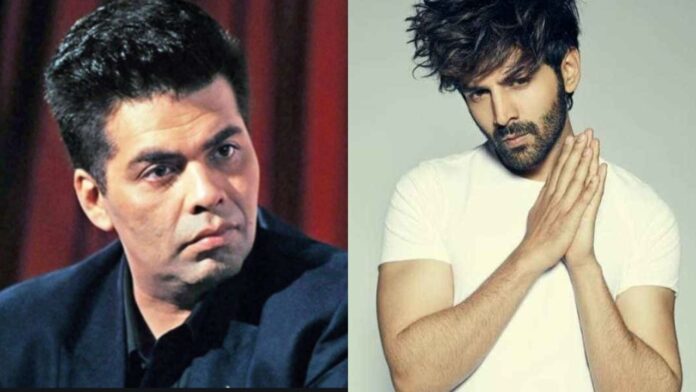 Kartik and Karan Johar