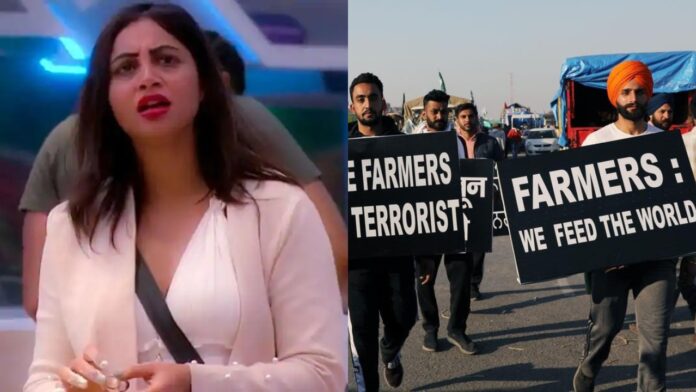Arshi Khan on protesting farmers