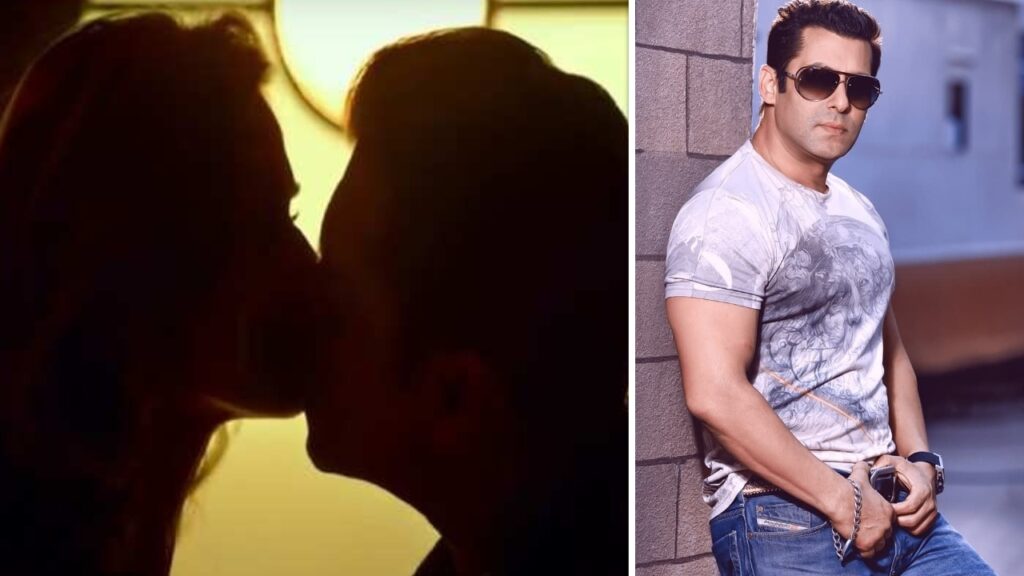 Salman Khan kissing Disha