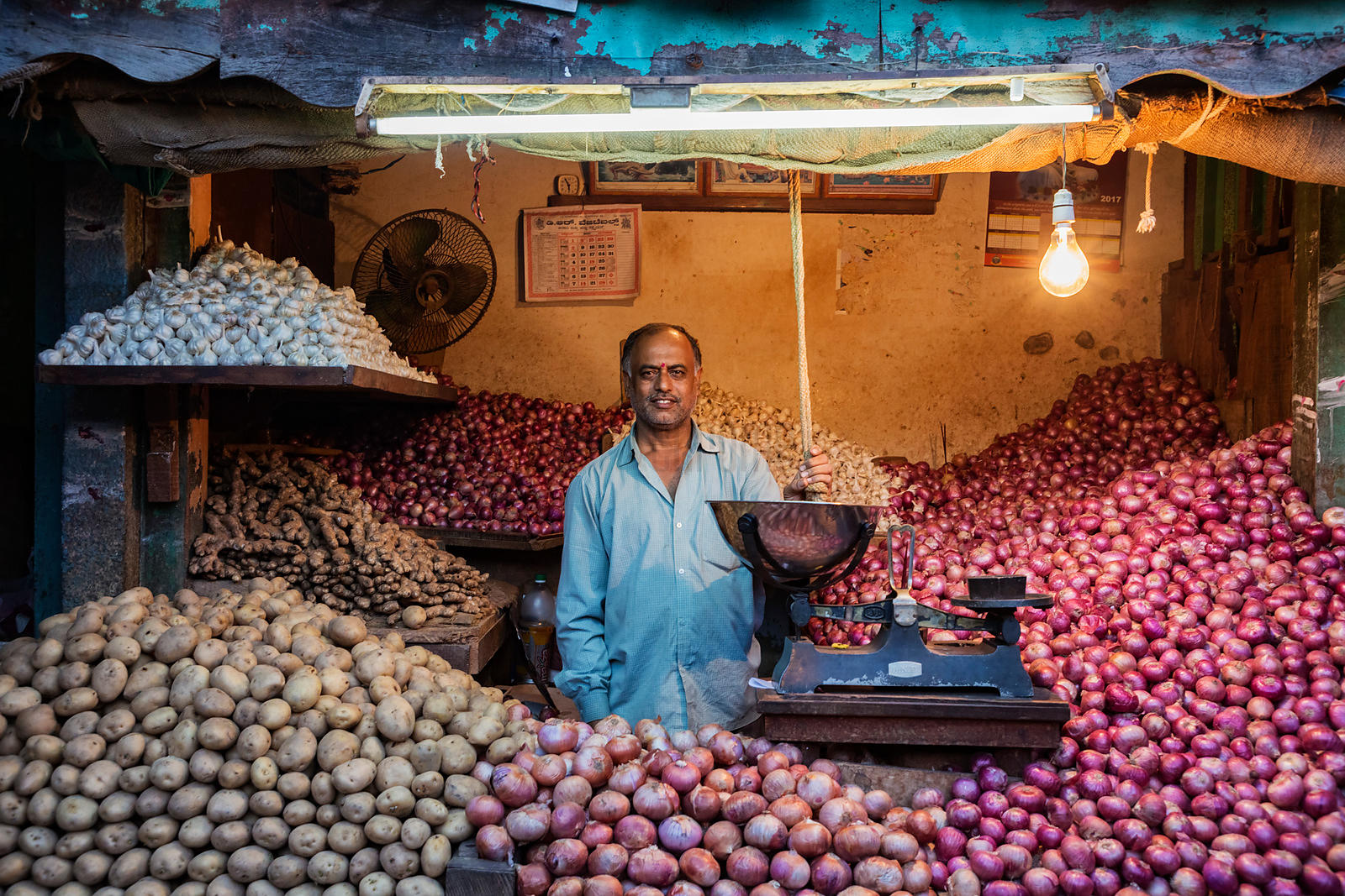 Onion seller
