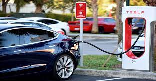 Tesla charging stations