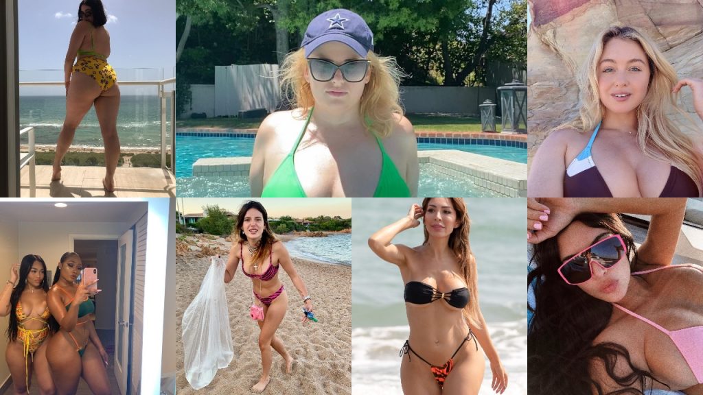 Bikini pics of Hollywood celebrities