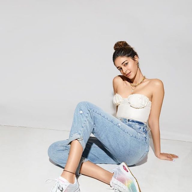 Ananya Pandey hot white dress