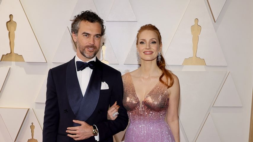 Gian Luca Passi and Jessica Chastain