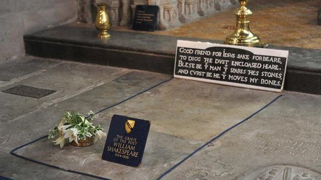 Grave of William Shakespeare