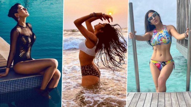 Bollywood Divas Bikini Looks From Maldives 2022