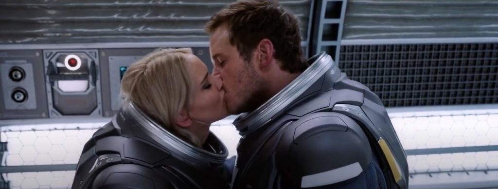Jennifer Lawrence and Chris Pratt Kissing Scene