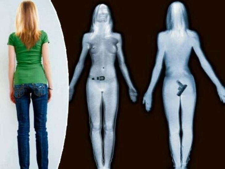 Scanner can show passengers without clothes