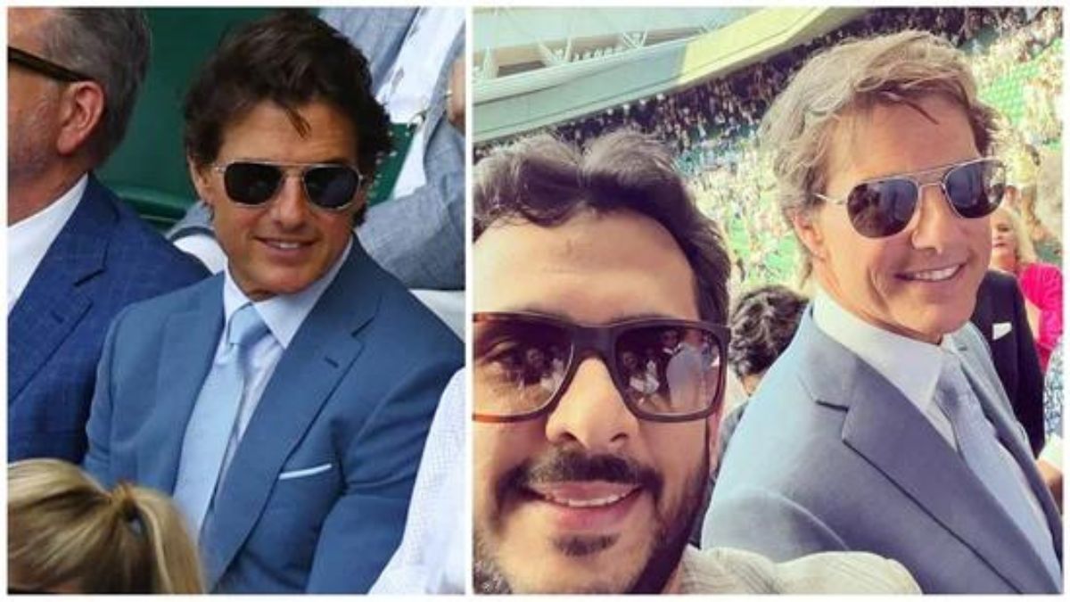 Shark Tank’s Aman Gupta shares a fan moment with Tom Cruise as they met at the Wimbledon finalÂ