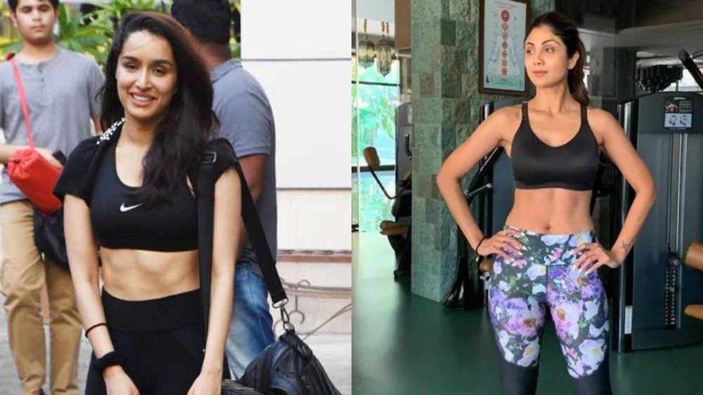 Indian actresses with 6 pack abs