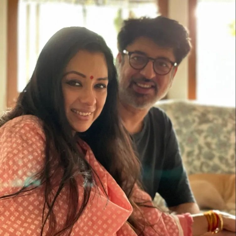 Ruplai ganguly with his huband