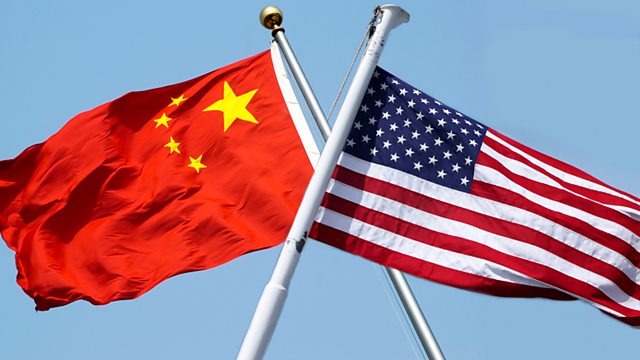 China America Flags
