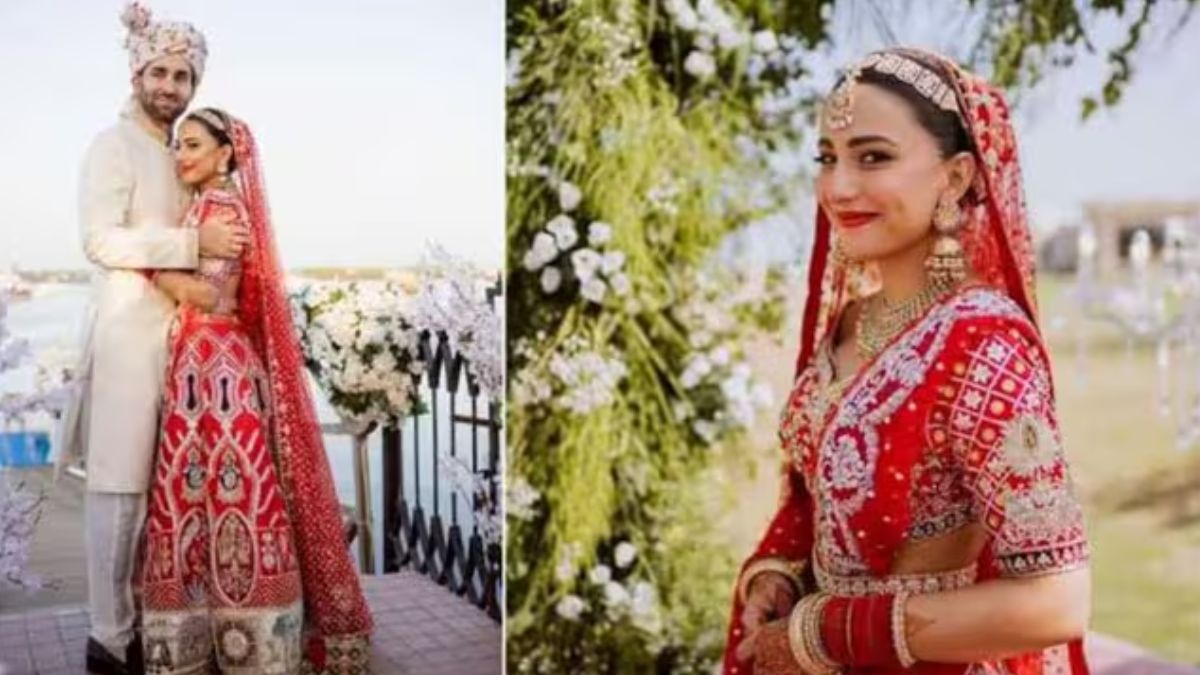 Ushna Shah trolled for her alleged Indian red wedding outfit; deactivates Instagram account