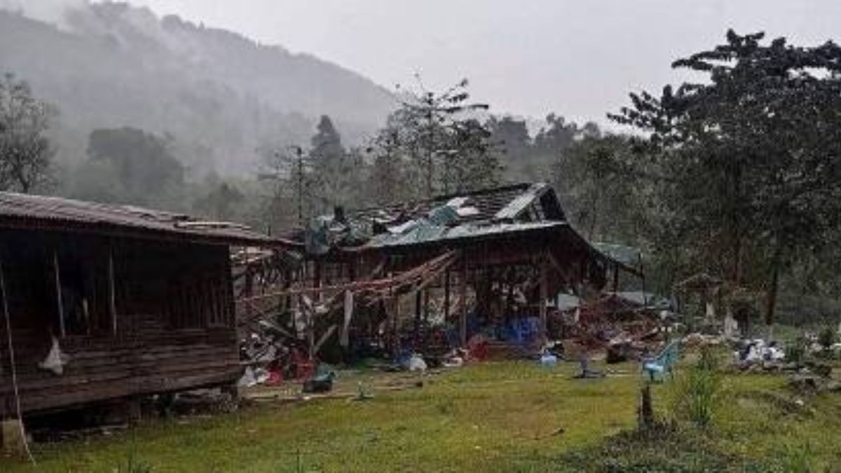 Myanmar military airstrikes leads to a death toll of 100 people