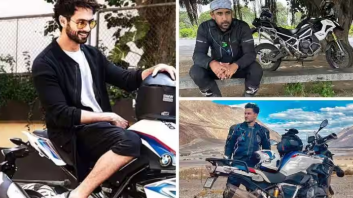 Celebrities beyond film, who are bike enthusiasts