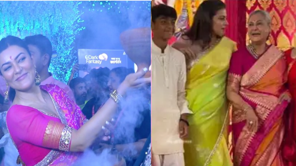 Durga Puja: From Sushmita Sen’s dhunuchi naach to K3G reunion