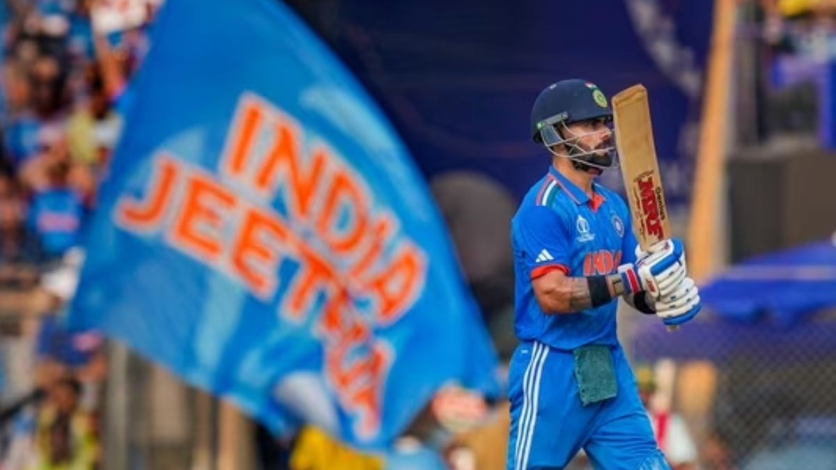 Virat Kohli clinches record-breaking 50th ODI in IND vs NZ WC; GOAT Sachin as a witness!
