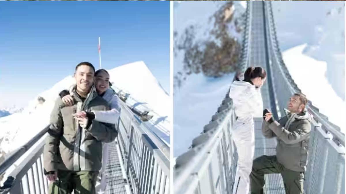 Amy Jackson gets engaged with Ed Westwick in Switzerland