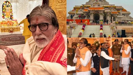 Amitabh Bachchan at Ayodhya Ram Mandir