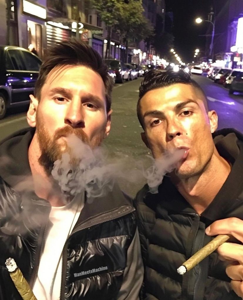 Cristiano Ronaldo and Lionel Messi 