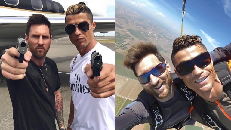 Cristiano Ronaldo and Lionel Messi
