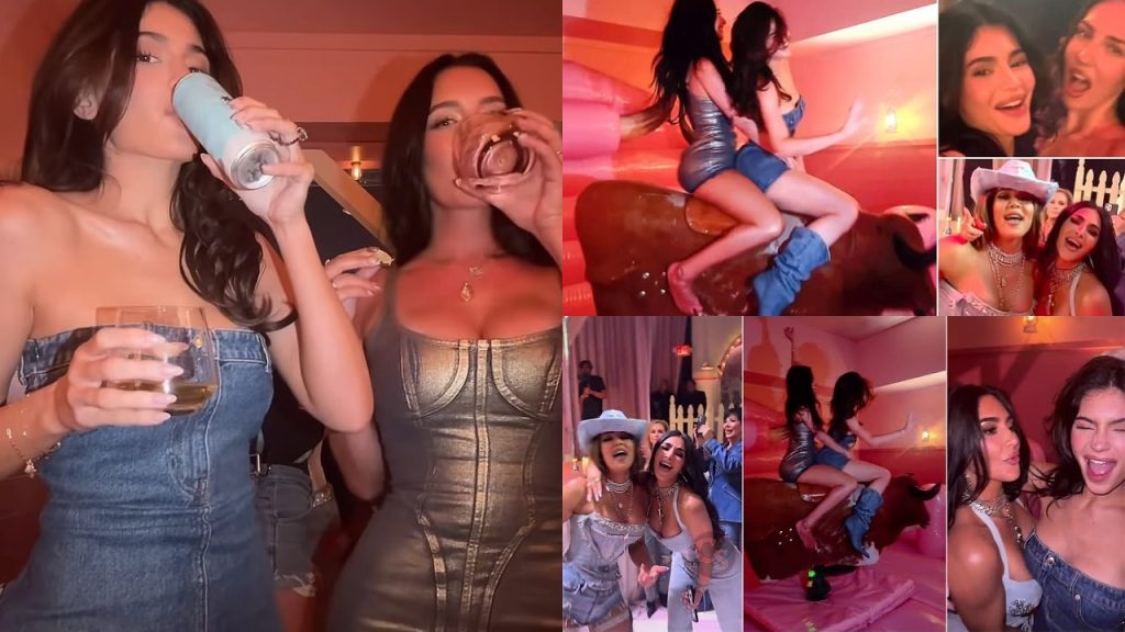 Kylie Jenner And Kim Kardashian Drunk And Crazy At Khloé's 40th Birthday