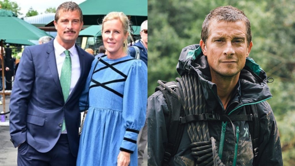 Bear Grylls with his wife Shara Grylls