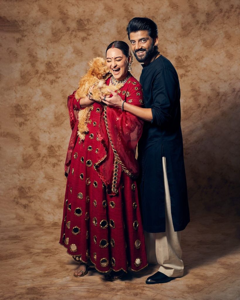 Sonakshi Sinha and Zaheer Iqbal 