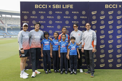 SBI Life & BCCI facilitate a once in a lifetime ‘Meet & Greet’ for five young girls from Udayan NGO with the Indian Women’s Cricket Team
