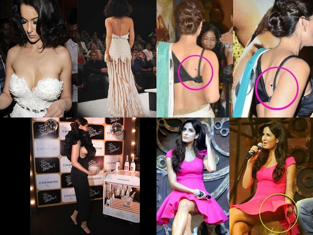 Wardrobe malfunction is a common problem among celebrities! 